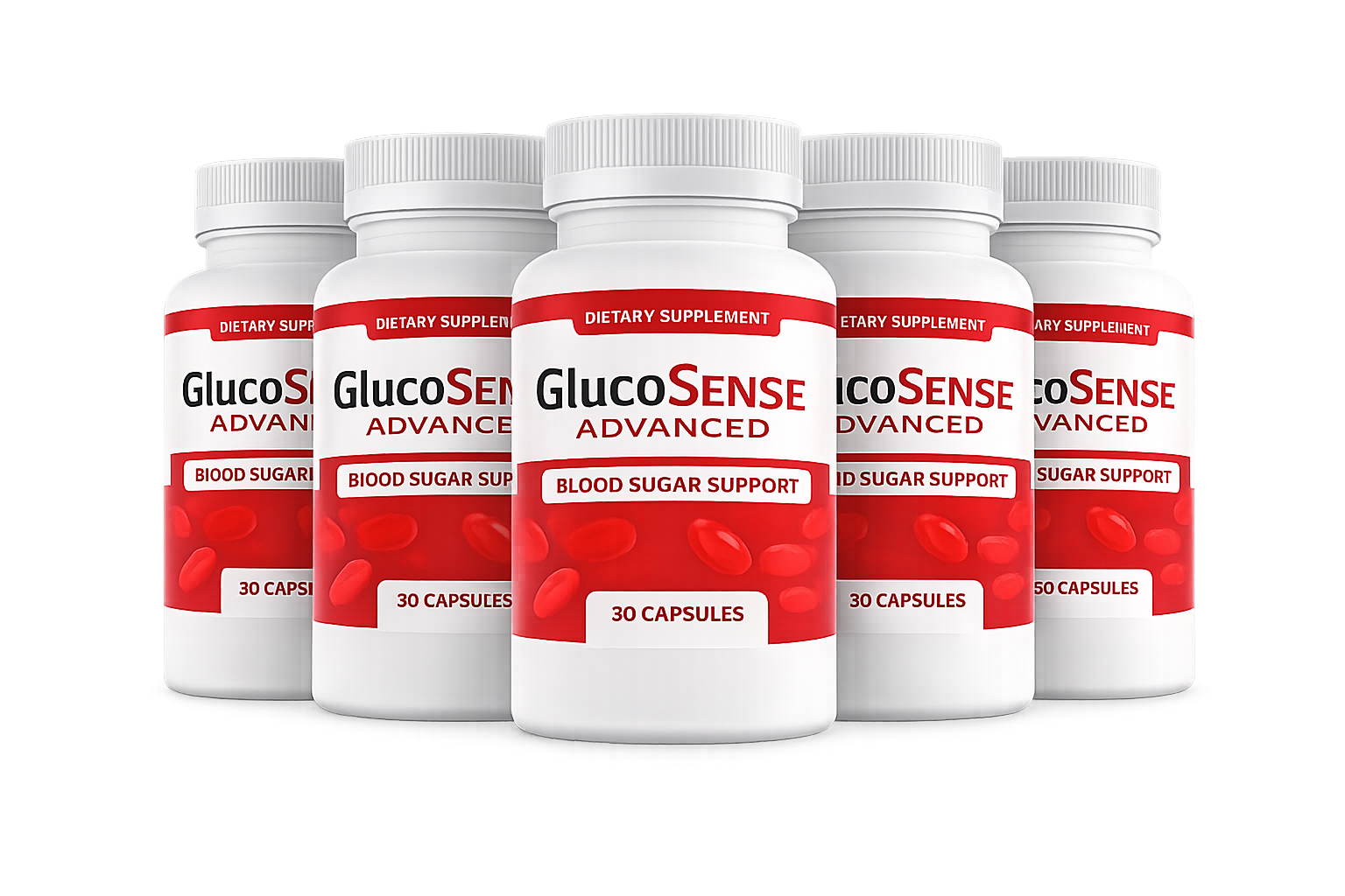GlucoSense Advanced - 6 Bottles
